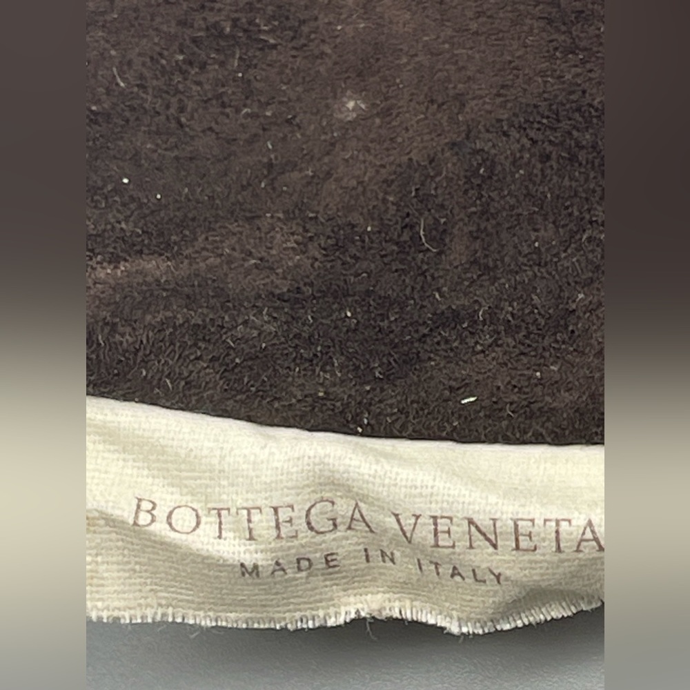 Bottega Veneta Intrecciato Leather Pouch, Brown, Preowned - Picture 5 of 10